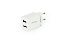Ładowarka 2 portowa USB 2.1A biała Ładowarka 2 portowa USB 2.1A biała