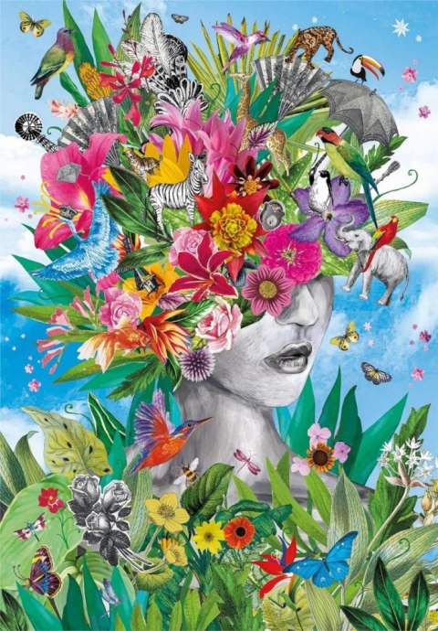 Puzzle 500 elementów High Quality Head in the Jungle Puzzle 500 elementów High Quality Head in the Jungle