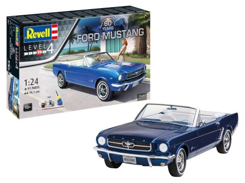 Zestaw upominkowy 60. rocznica Ford Mustang 1/24 Zestaw upominkowy 60. rocznica Ford Mustang 1/24