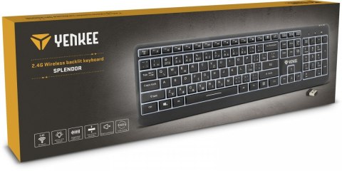 Klawiatura bezprzewodowa z podświetleniem LED, akumulator Klawiatura bezprzewodowa z podświetleniem LED, akumulator
