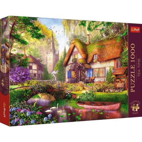 Puzzle 1000 elementów Premium Urocza chatka w lesie Puzzle 1000 elementów Premium Urocza chatka w lesie