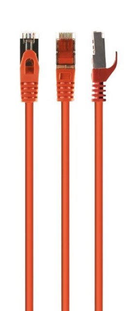 Patch cord kat.6A S/FTP LSZH 20m pomarańczowy