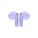 Słuchawki earbuds Yavi Bluetooth ENC fioletowe