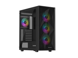 Obudowa Genesis Diaxid 605 ARGB MIDI TOWER USB-C Czarna