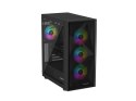 Obudowa Genesis Diaxid 605 ARGB MIDI TOWER USB-C Czarna