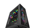 Obudowa Genesis Diaxid 605 ARGB MIDI TOWER USB-C Czarna