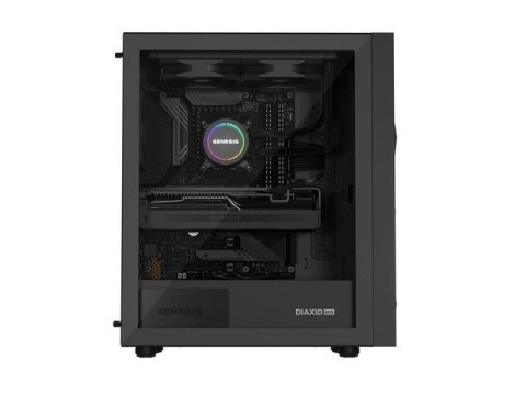Obudowa Genesis Diaxid 605F MIDI TOWER USB-C Czarna Obudowa Genesis Diaxid 605F MIDI TOWER USB-C Czarna