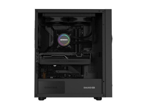 Obudowa Genesis Diaxid 605F MIDI TOWER USB-C Czarna Obudowa Genesis Diaxid 605F MIDI TOWER USB-C Czarna