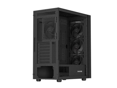 Obudowa Genesis Diaxid 605F MIDI TOWER USB-C Czarna Obudowa Genesis Diaxid 605F MIDI TOWER USB-C Czarna