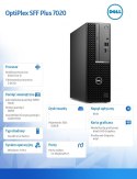 Komputer Optiplex Plus SFF/Core i5-14500/16GB/256GB SSD/Integrated/WLAN + BT/Wireless Kb & Mouse/260W/W11Pro/vPro