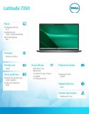 Notebook Latitude 7350 Win11Pro Ultra 7 165U/16GB/512GB SSD/13.3 FHD+/Intel Graphics/FgrPr&SmtCd/FHD/IR Cam/Mic/WWANReady4G+BT/B