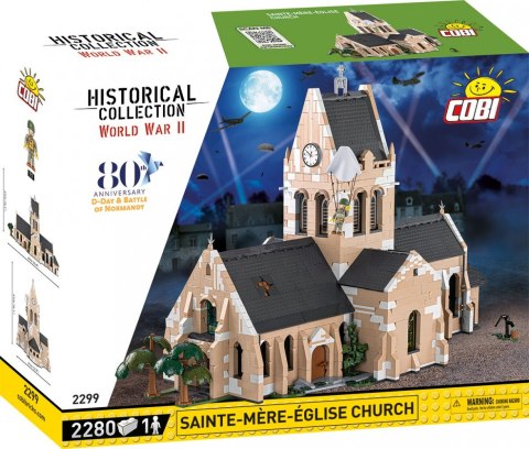 Klocki Kościół w Sainte-Mere-Eglise Klocki Kościół w Sainte-Mere-Eglise
