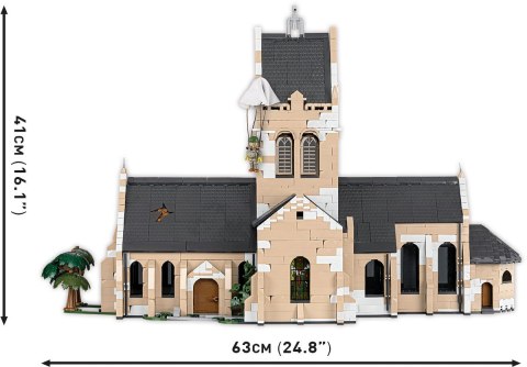 Klocki Kościół w Sainte-Mere-Eglise Klocki Kościół w Sainte-Mere-Eglise