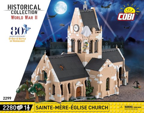 Klocki Kościół w Sainte-Mere-Eglise Klocki Kościół w Sainte-Mere-Eglise