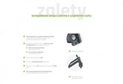 Naświetlacz solarny Noctis Solaris Mini IP65