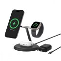 Ładowarka Boost Charge Pro 3w1 Qi2 15W Czarna regulowana Ładowarka Boost Charge Pro 3w1 Qi2 15W Czarna regulowana