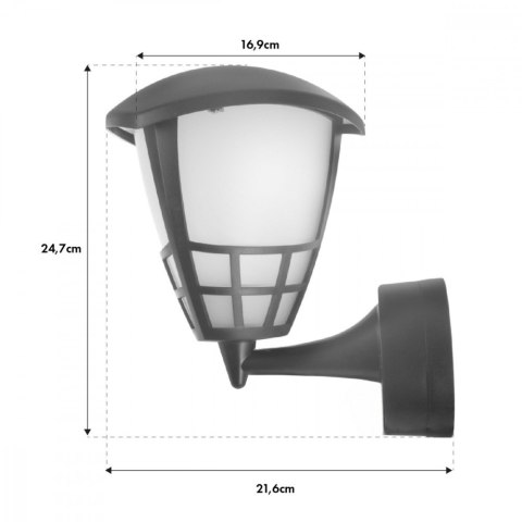 Kinkiet zewnętrzny E27 MCE519 GR IP65 60W Kinkiet zewnętrzny E27 MCE519 GR IP65 60W