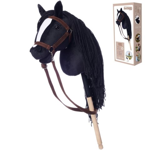 Koń na kiju Hobby Horse HOPPIHORSE A3 czarny Koń na kiju Hobby Horse HOPPIHORSE A3 czarny