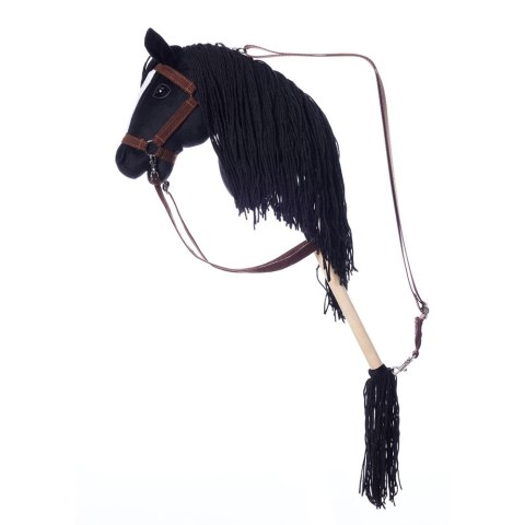 Koń na kiju Hobby Horse HOPPIHORSE A3 czarny Koń na kiju Hobby Horse HOPPIHORSE A3 czarny
