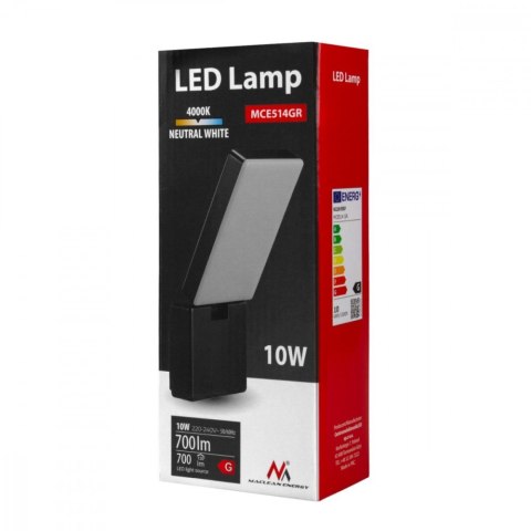 Lampa LED IP65 MCE514GR 10W 700LM 4000K Lampa LED IP65 MCE514GR 10W 700LM 4000K