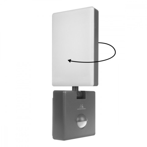Lampa LED z czujnikiem ruchu MCE516GR 10W IP65 Lampa LED z czujnikiem ruchu MCE516GR 10W IP65
