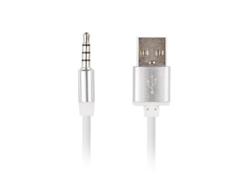 Kabel do Apple audio USB-A(M) jack(M) 4pin 3.5mm 1m biały 10-pack