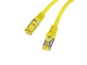 Patchcord kat.6 S/FTP 5m żółty
