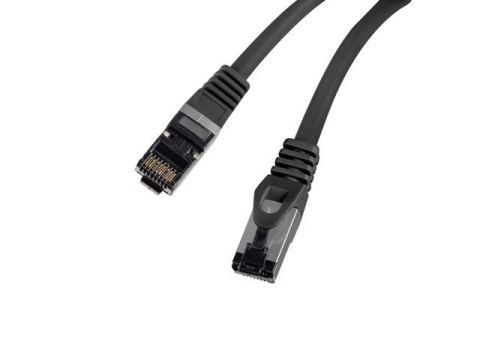 Patchcord kat.8.1 S/FTP LSZH CU 1.5m czarny fluke passed Patchcord kat.8.1 S/FTP LSZH CU 1.5m czarny fluke passed