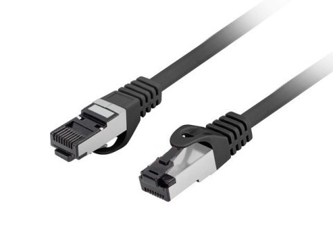 Patchcord kat.8.1 S/FTP LSZH CU 1.5m czarny fluke passed Patchcord kat.8.1 S/FTP LSZH CU 1.5m czarny fluke passed