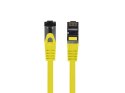 Patchcord kat.8.1 S/FTP LSZH CU 1.5m żółty fluke passed