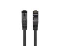 Patchcord kat.8.1 S/FTP LSZH CU 1m czarny fluke passed