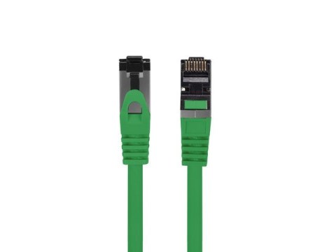 Patchcord kat.8.1 S/FTP LSZH CU 1m zielony fluke passed Patchcord kat.8.1 S/FTP LSZH CU 1m zielony fluke passed