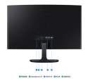 Monitor 27 cali S36GD VA 1920x1080 FHD 16:9 1xD-sub 1xHDMI 4 ms 100Hz zakrzywiony 1800R 2Yd2d (LS27D360GAUXEN)