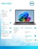 Laptop XPS 13 9345 Win11Pro XELITE12C/32GB/1TB/13.4 OLED Touch/UMA GPU/FgrPr/FHD/IR Cam/Mic/WLAN + BT/Backlit Kb/3 Cell/3Y Basic
