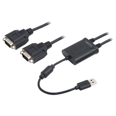 Adapter USB 2.0 do 2x port szeregowy Adapter USB 2.0 do 2x port szeregowy