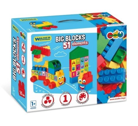 Klocki 51 elementów Big Blocks