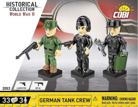 Klocki German tank crew 3 figurki Klocki German tank crew 3 figurki