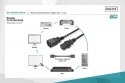 Kabel przedłużający zasilający Typ IEC C14/IEC C13 M/Ż czarny 5m