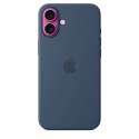 Etui silikonowe z MagSafe do iPhonea 16 Plus - denim Etui silikonowe z MagSafe do iPhonea 16 Plus - denim