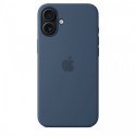 Etui silikonowe z MagSafe do iPhonea 16 Plus - denim Etui silikonowe z MagSafe do iPhonea 16 Plus - denim
