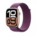 Opaska sportowa w kolorze dojrzałej śliwki do koperty 46 mm Opaska sportowa w kolorze dojrzałej śliwki do koperty 46 mm
