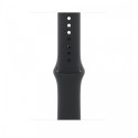 Pasek sportowy w kolorze czarnym do koperty 46 mm - rozmiar M/L