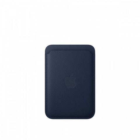 Portfel z tkaniny FineWoven z MagSafe do iPhonea - głębinowy błękit