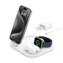 Magnetyczna podstawka ładująca BOOSTCHARGE 3w1 Qi2 15W biała składana Magnetyczna podstawka ładująca BOOSTCHARGE 3w1 Qi2 15W biała składana