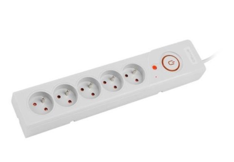 Listwa zasilająca Z5 1.5M 5x230V 10A Z5/15/SZ szara Listwa zasilająca Z5 1.5M 5x230V 10A Z5/15/SZ szara