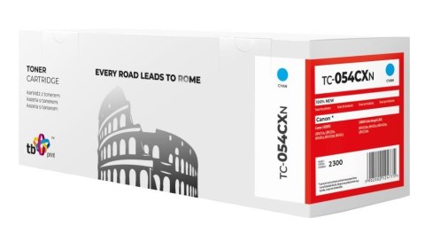 Toner do Canon LBP 620C 054H TC-054CXN błękitny 100% nowy Toner do Canon LBP 620C 054H TC-054CXN błękitny 100% nowy