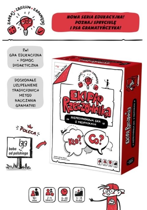 Gra Ekipa rzeczownika. Nieprzypadkowa gra o przypadkach