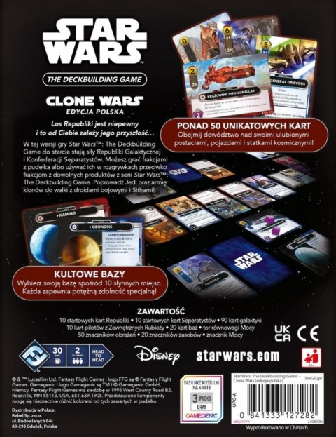 Gra Star Wars: The Deckbuilding Game - Clone Wars (edycja polska) Gra Star Wars: The Deckbuilding Game - Clone Wars (edycja polska)
