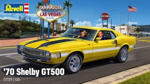 Model plastikowy 70 Shelby Mustang GT500 1/25 Model plastikowy 70 Shelby Mustang GT500 1/25