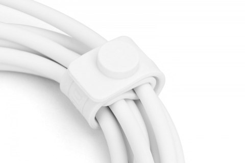 Kabel połączeniowy silikonowy USB-A - Lightning, USB 2.0 12W, certyfikat MFI, 2m Biały